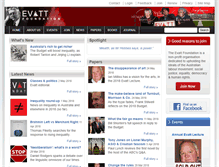 Tablet Screenshot of evatt.org.au
